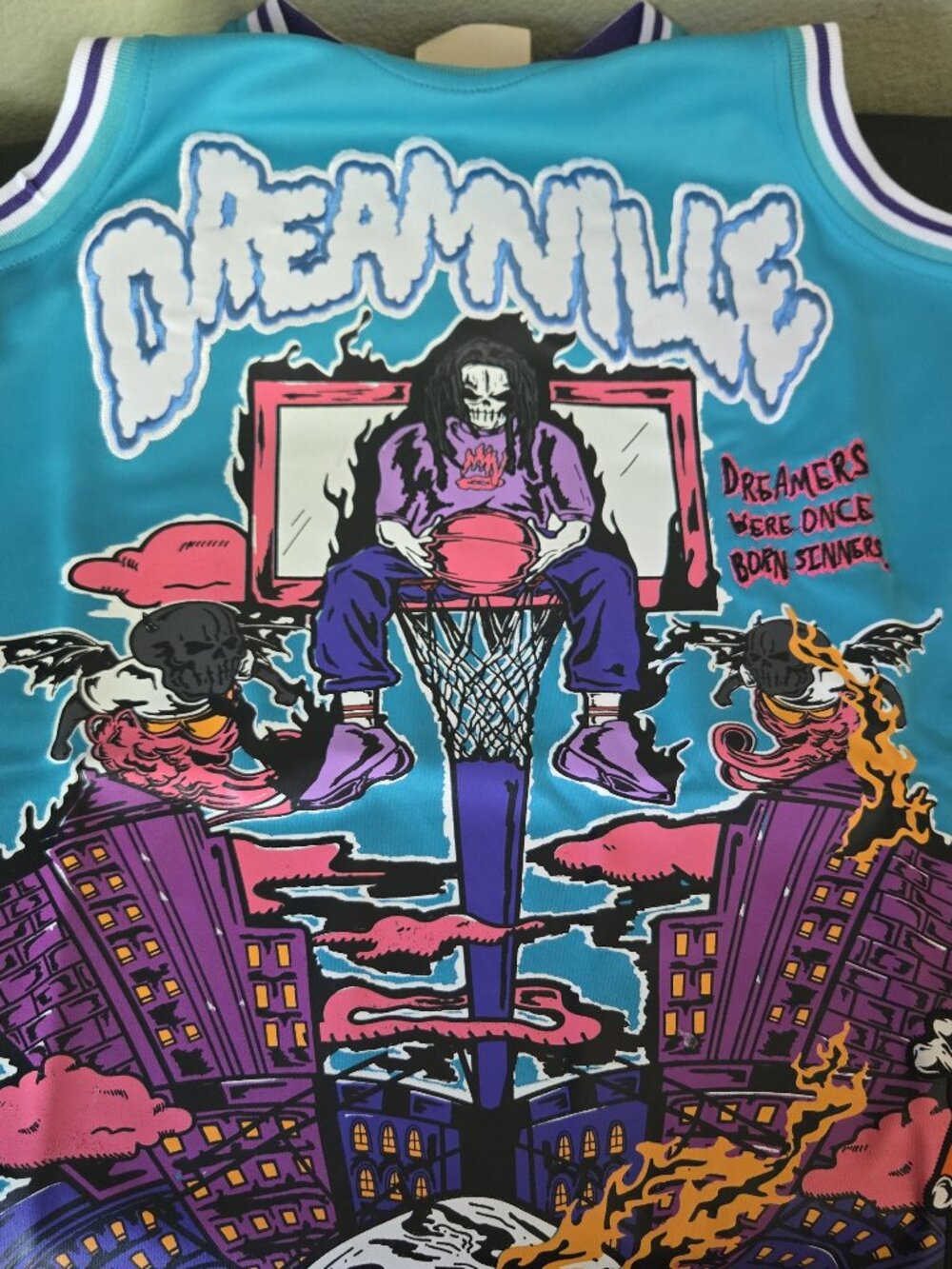NWT J. Cole with the Dreamville 15 Basketball Jersey, showcasing a sleek design